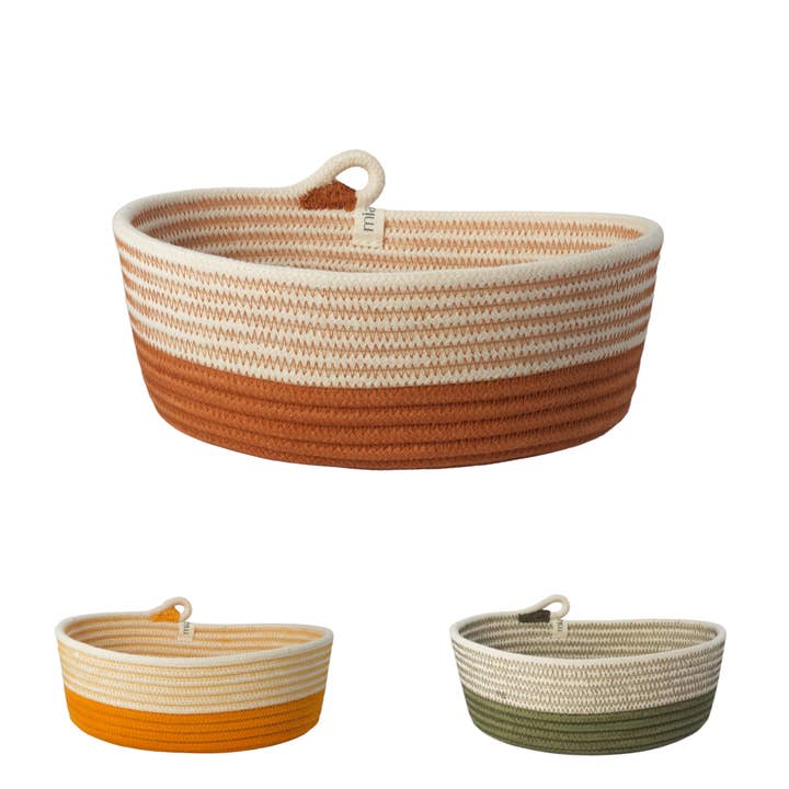 Petite Essential Oval Basket - Fruit Pastilles Cozy Hues for wholesale by Mia Mélange