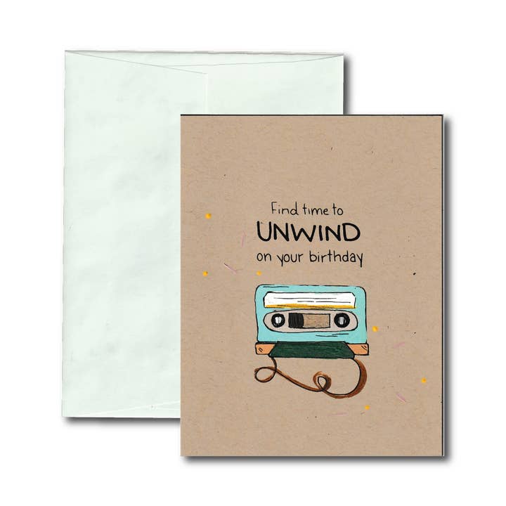 Time to Unwind Birthday for wholesale by Snail Mail