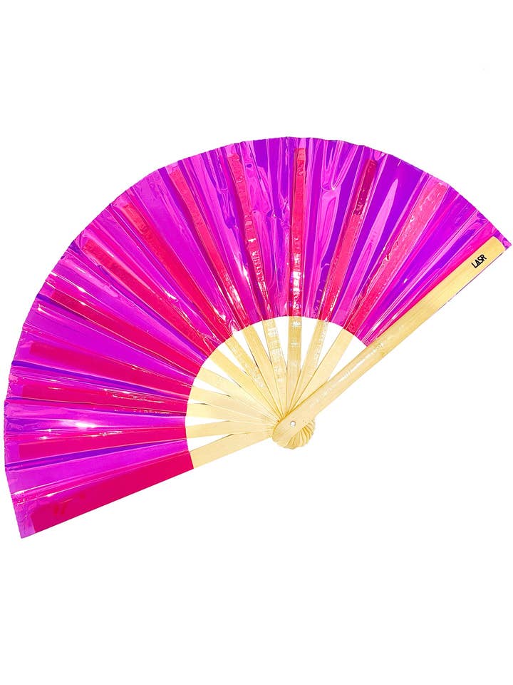 Ventilateur Rave fluide irisé XXXtreme Pink pour la vente par LASR