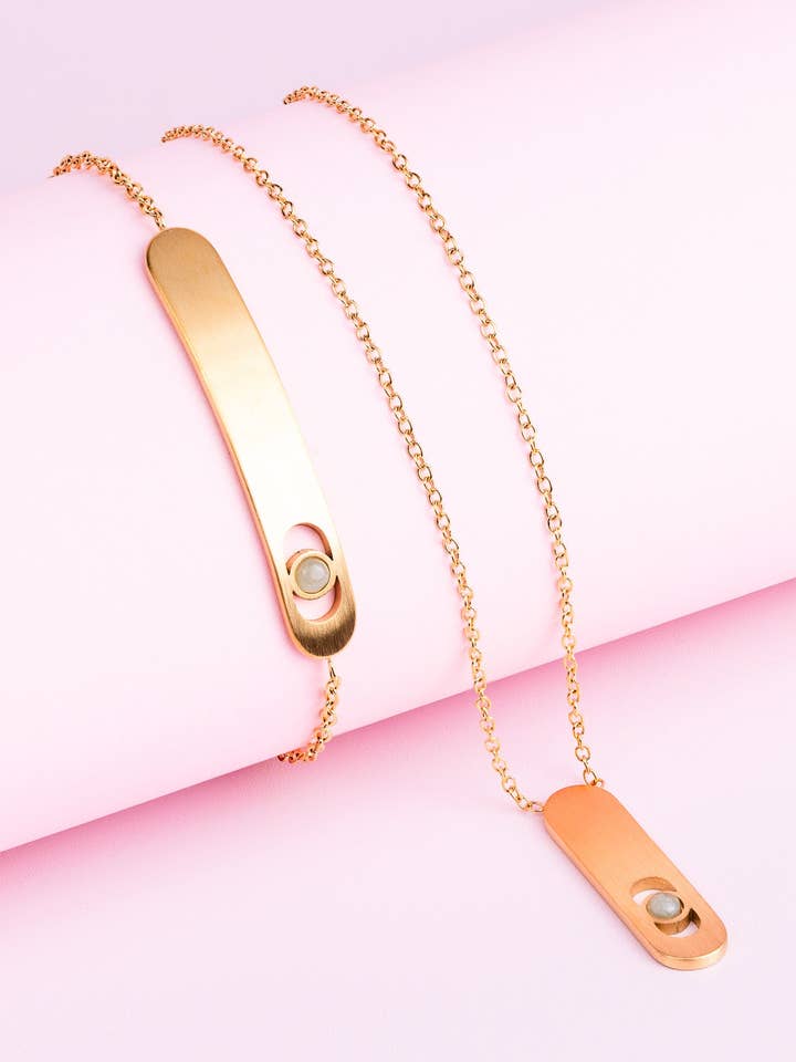 Bracciale e collana con pietra di avventurina verde per la vendita all'ingrosso da parte di Didyma