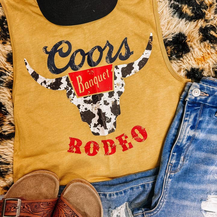 Coors Rodeo Western Tanktop für den Großhandel von ZZ Threadz