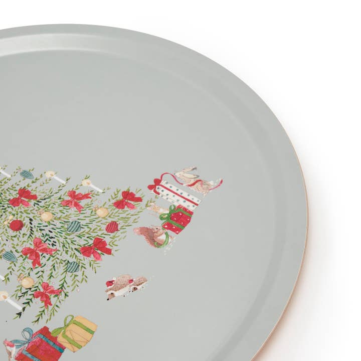 Sophie Allport - Wholesale Serving Tray - Cosy Christmas Circular Serving Tray3