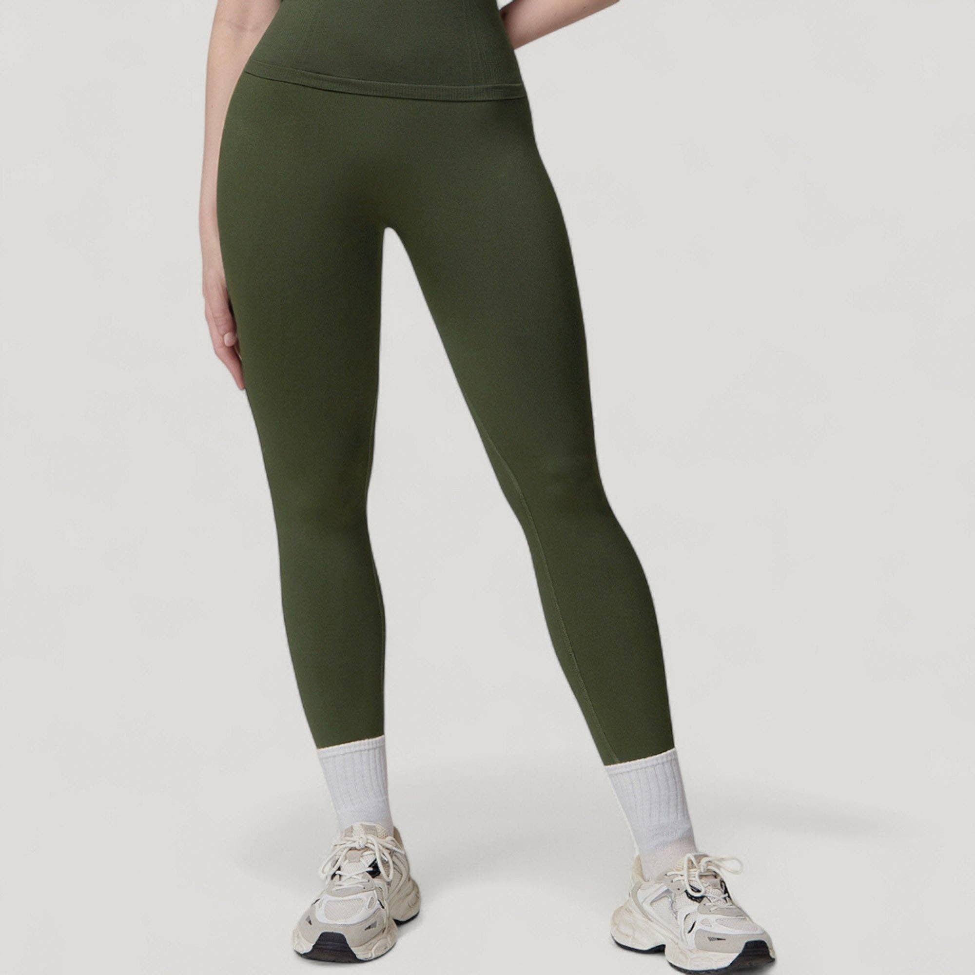 Active by Anna-Kaci – wholesale Athletic/lounge leggings – Women's – Seamless High Waist Compression Leggings with Sculpting Back23