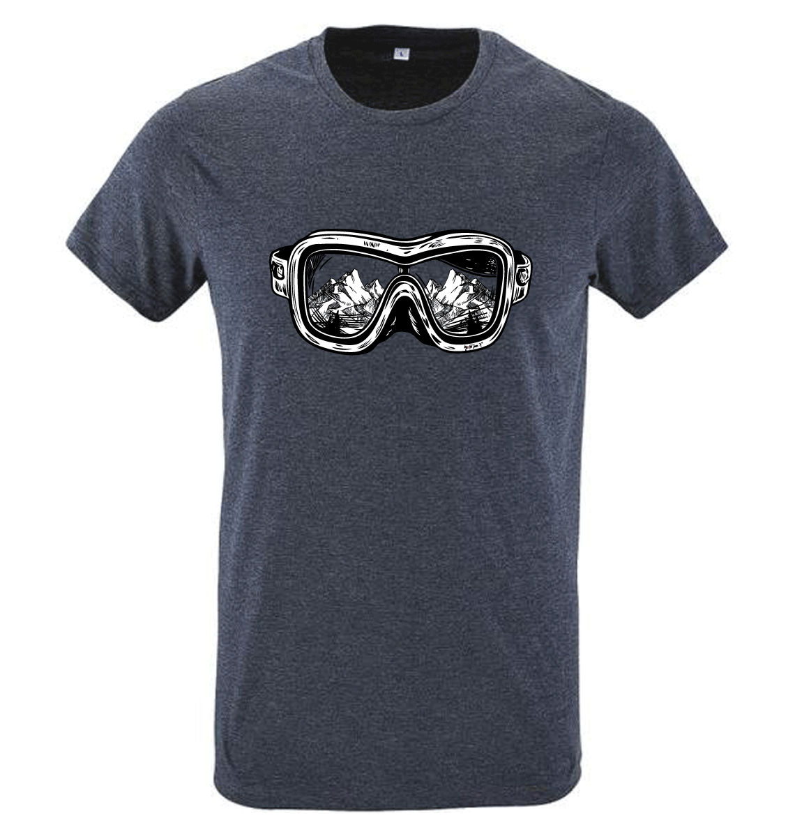 Hot Savoie 74 - Venta al por mayor Camiseta serigrafiada - Hombre - Camiseta Hombre - Máscara de invierno0