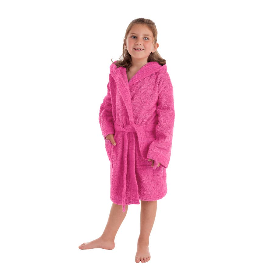 Textiles Europeos Sierra – Großhandel Bademantel – Kinder – Einfarbiger Kinderbademantel9