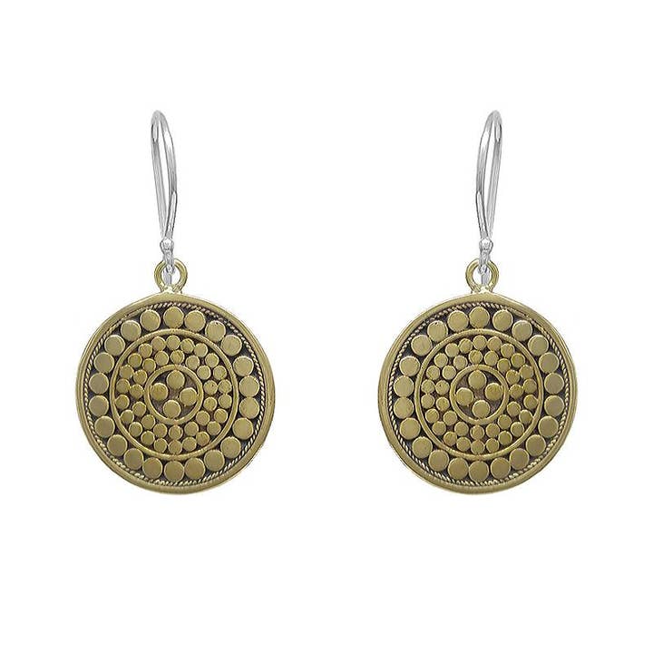 Solid Messing Mandala Dingle for engroshandel hos SITA