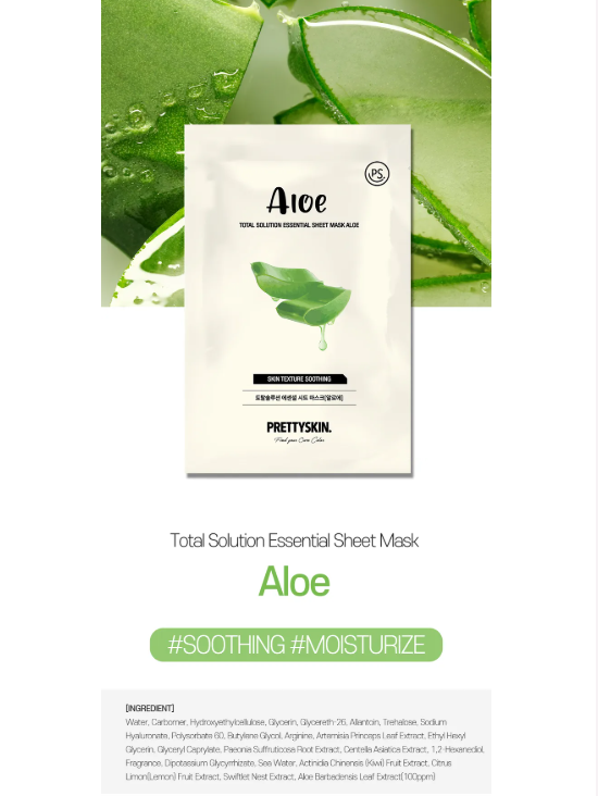 Best Beauty Group - Wholesale Skincare Face Mask - PRETTY SKIN Total Solution Essential Face Sheet Mask4