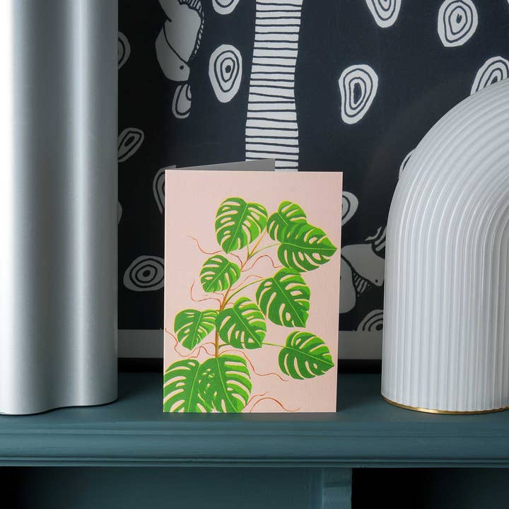 Stengun Drawings – wholesale Everyday greeting card – Monstera Greeting card2