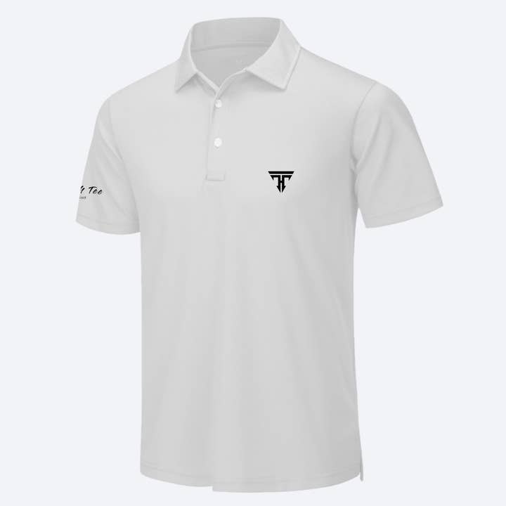 Women's White Polo for wholesale by High Tee Golf