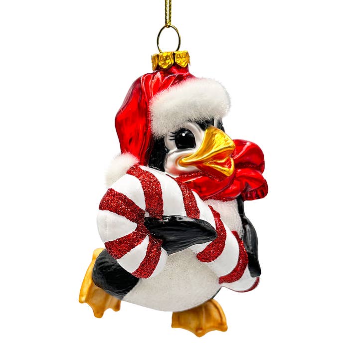 Penguin with Candy Glass Christmas Ornament, Arctic Bird and other Purchase Wholesale penguin ornament. Free Returns & Net 60 Terms on Faire trending on Faire.
