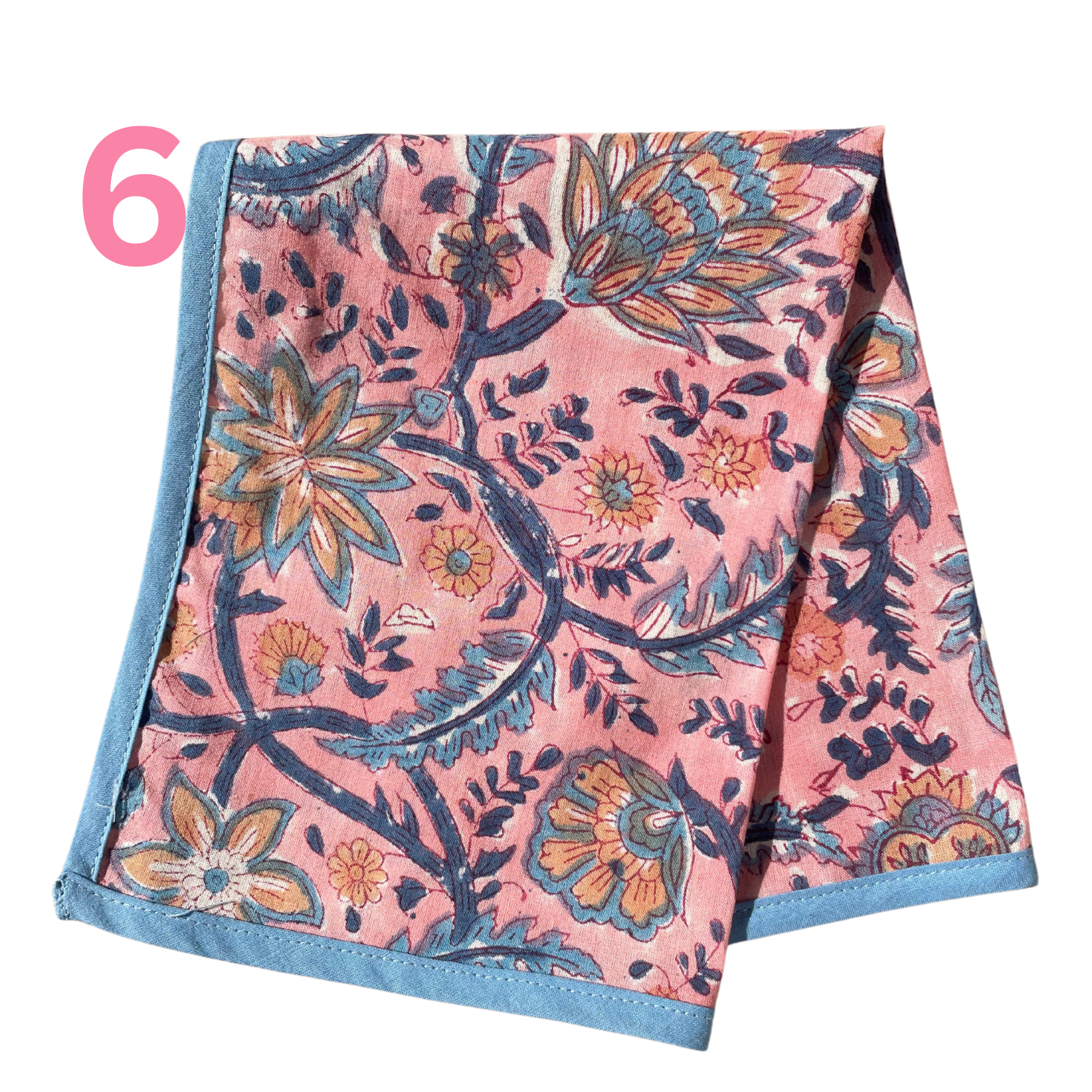 Pastel Poppy – Engroshandel Strandtaske – Rattan Taske (Naturlig) m/ Bloktryk Sløjfe7