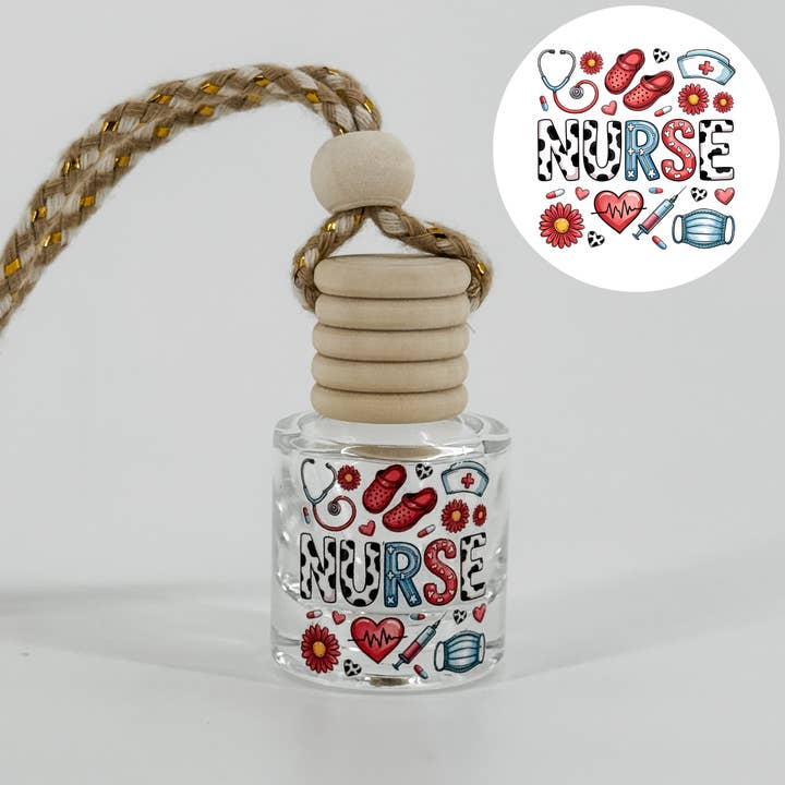Nurse Collage Car Diffuser for wholesale by The Candle Warehouse