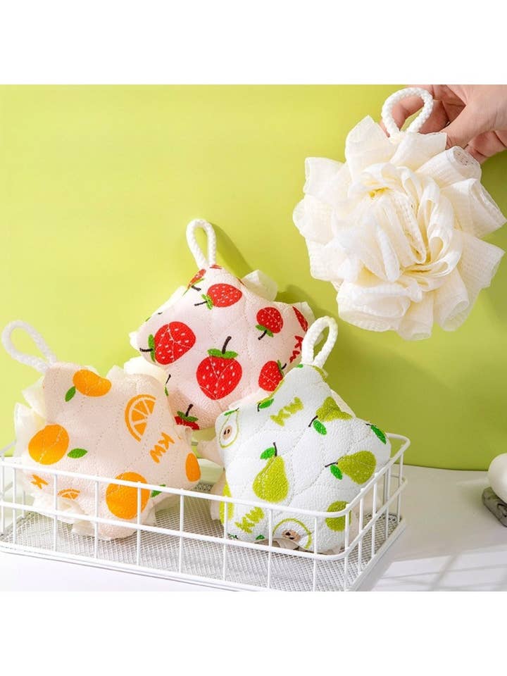Papo - Fruit Pattern Bath Flower for wholesale by WEST AUSSIE SUPPLIES