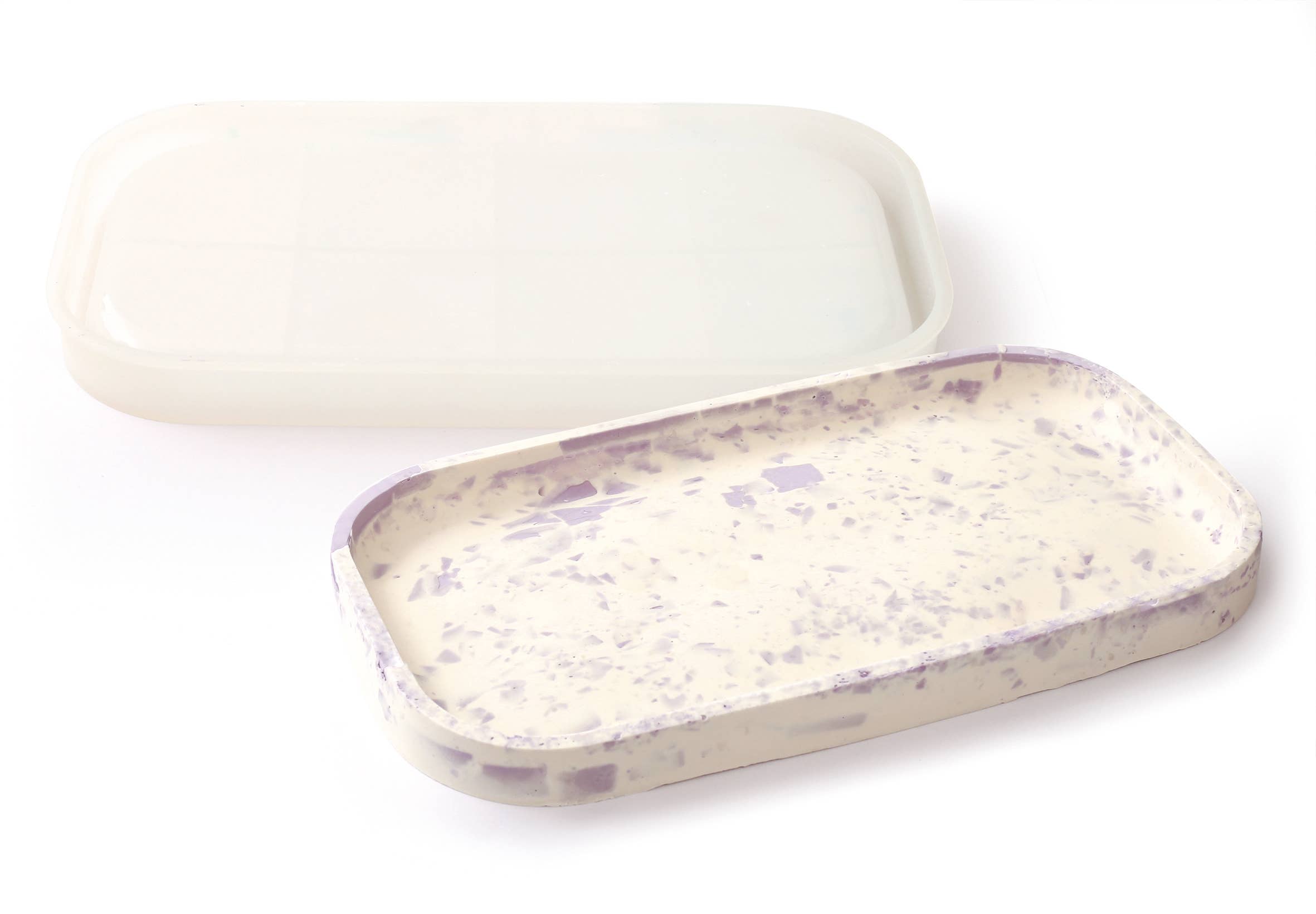 Graine Créative - Wholesale DIY Craft Kit - SILICONE MOLD - JESMONITE rectangular dish4