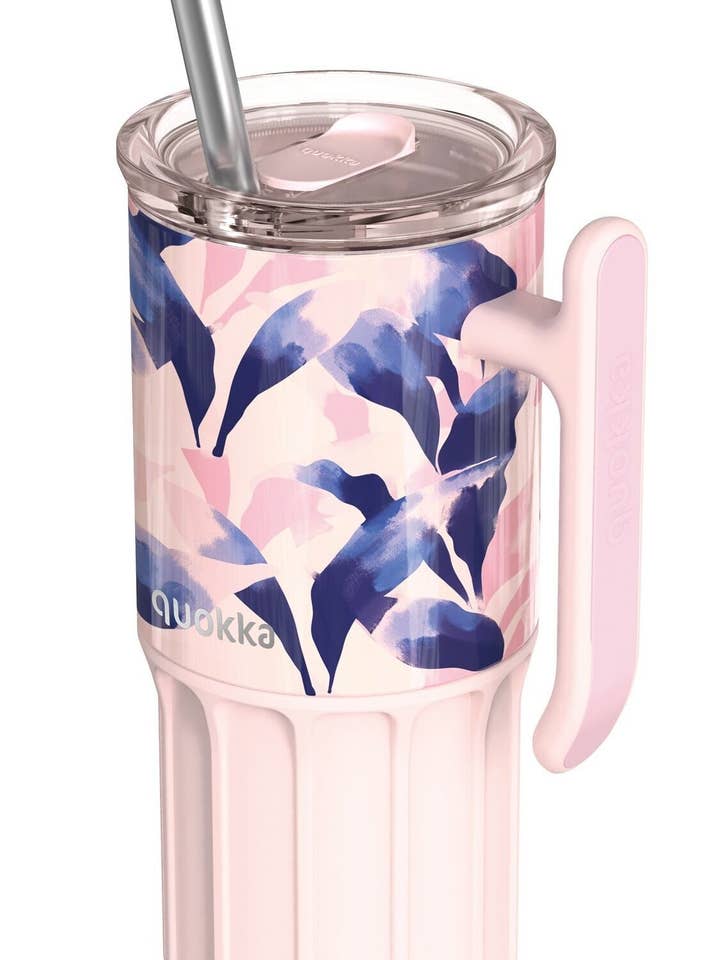 QUOKKA TAZZA TERMICA ACCIAIO INOX UMI BLUE FEATHER 720 ML per la vendita all'ingrosso da parte di QUOKKA