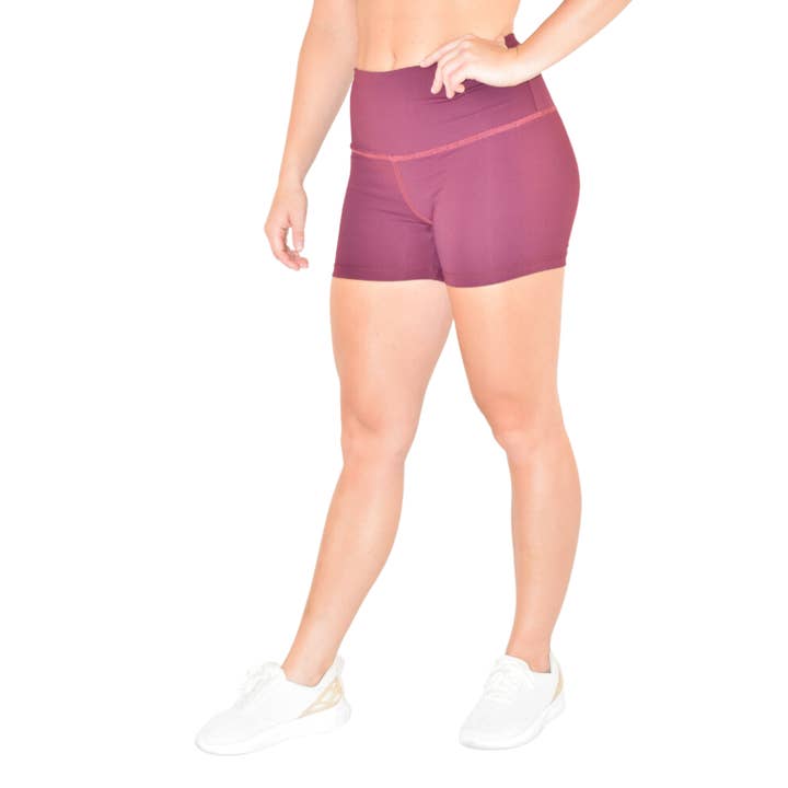 Läckagesäkra shorts | Mid-Rise | Fig för wholesale av Moxie Fitness Apparel