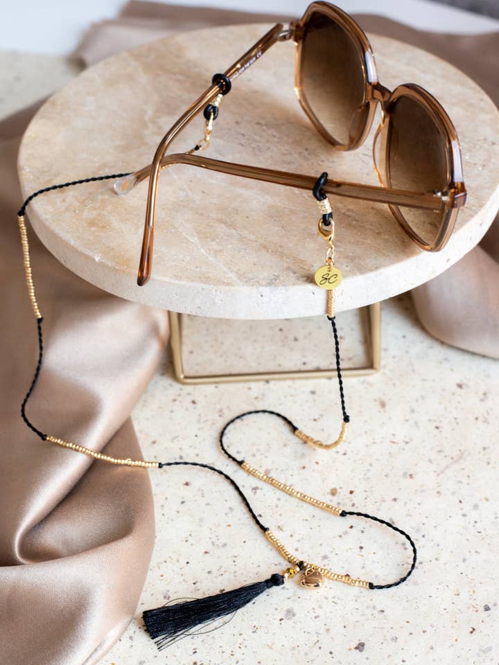 Mctassel (Black) | Glasses Strap for wholesale by Sunny Cords