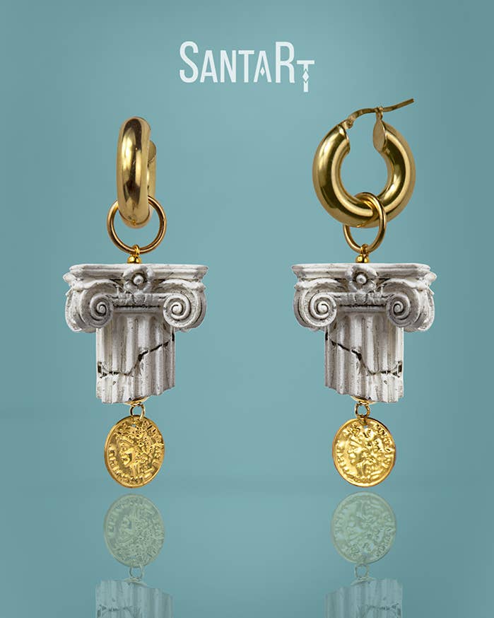 Santart - Wholesale Dangle Earrings - Capitello stone earrings0