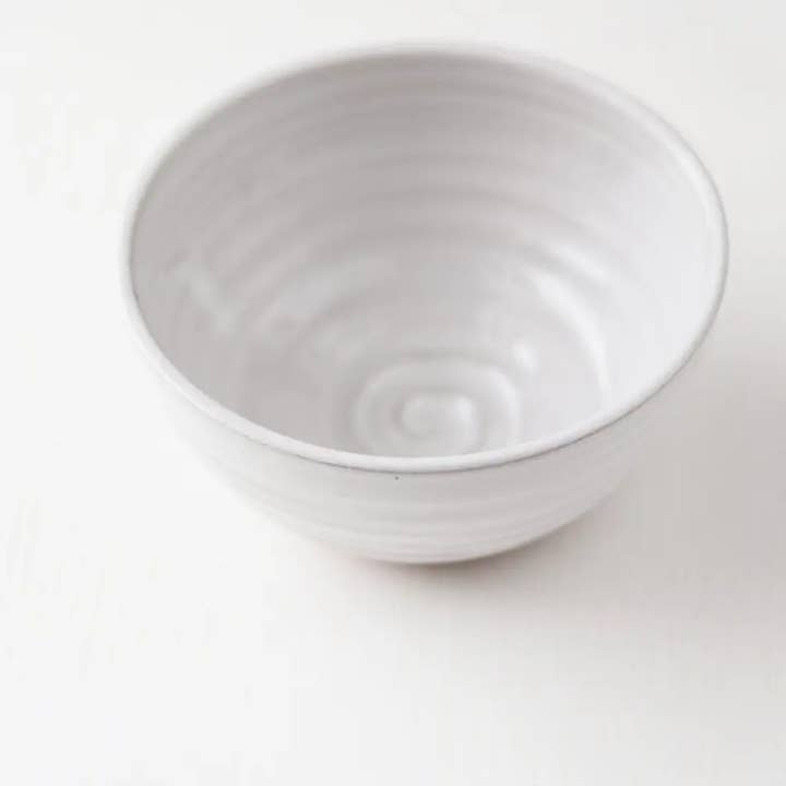 Gravesco Pottery - Wholesale Bowl - Soup + Ice Cream Bowl | Handmade Pottery in White1