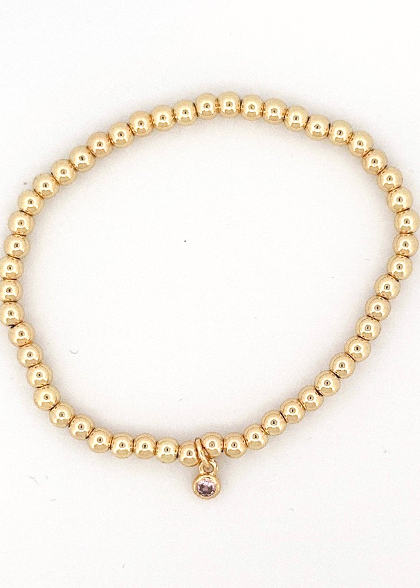 Nette Road Wholesale - Wholesale Charm/Dangle Bracelet - Tiny Crystal Charm Stretch Bracelet3