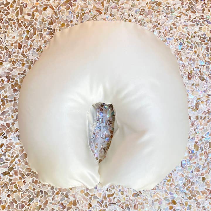 Starlet Satin - Wholesale Spa/kuuroord-haardband - Gezichtswieghoezen met satijnen massage1