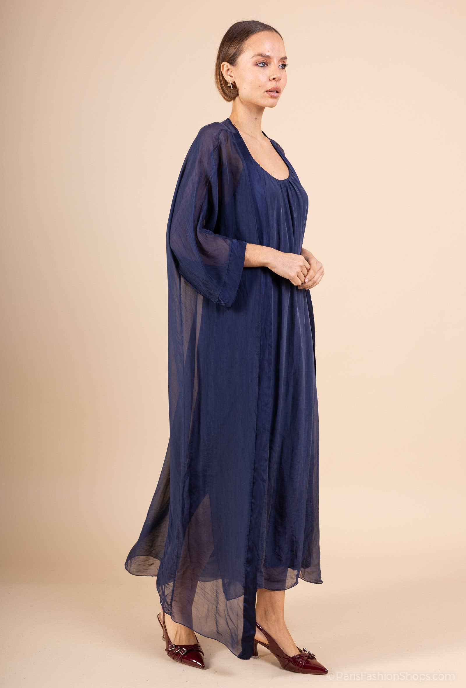 Shyloh - Wholesale Jacket - Women's - Long silk jacket 1341214