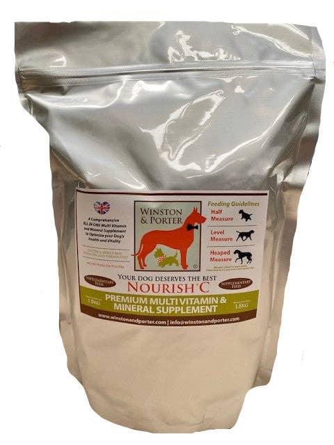 ​Winston and Porter - Wholesale Pet Supplement - Dog - Nourish + C Premium Multi Vitamin & Mineral ALL IN ONE Raw Dog Food  Supplement3