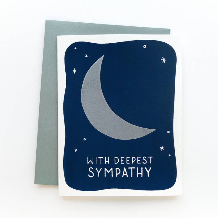 Deepest Sympathy Card for wholesale by Middle Dune