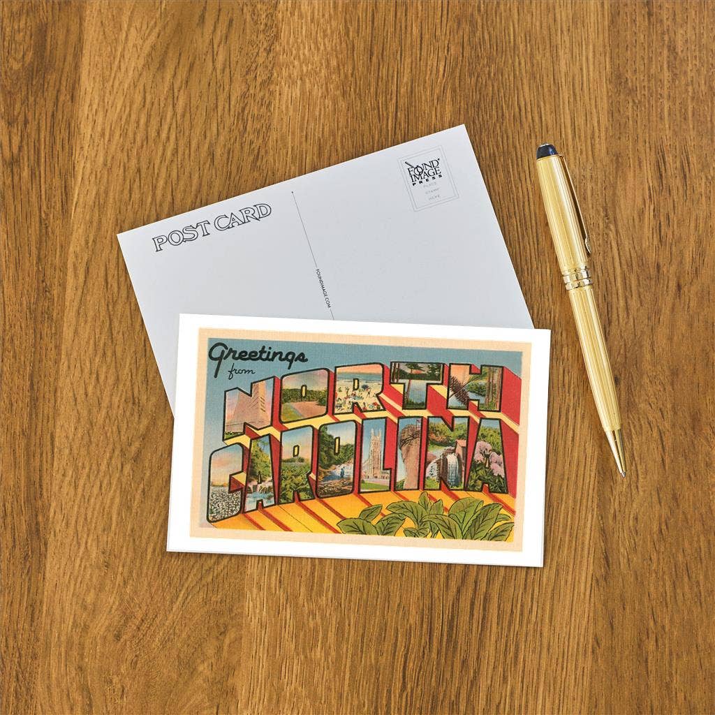 Found Image Press - Wholesale Postcard - Postcard NC-263 Greetings from North Carolina1