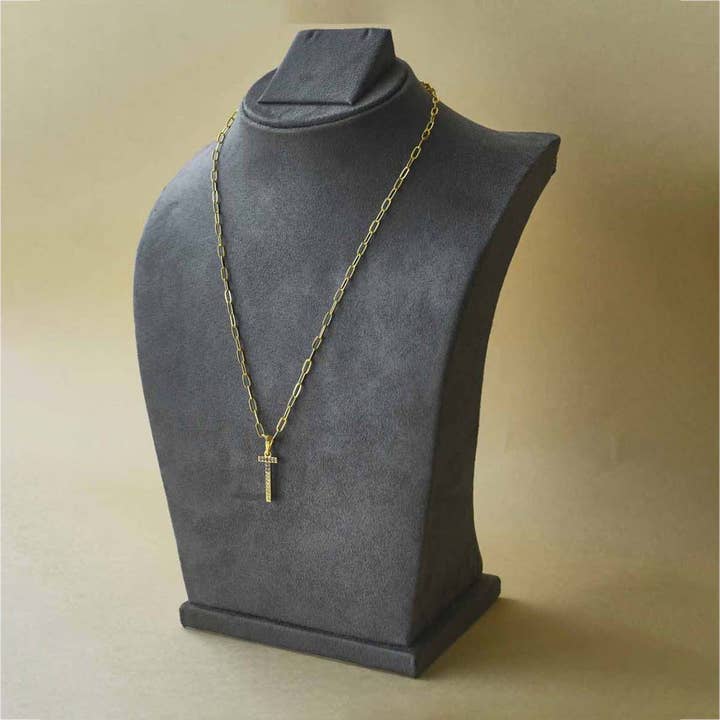 Pendentif en forme de diamant coloré - T pour la vente par Elaa