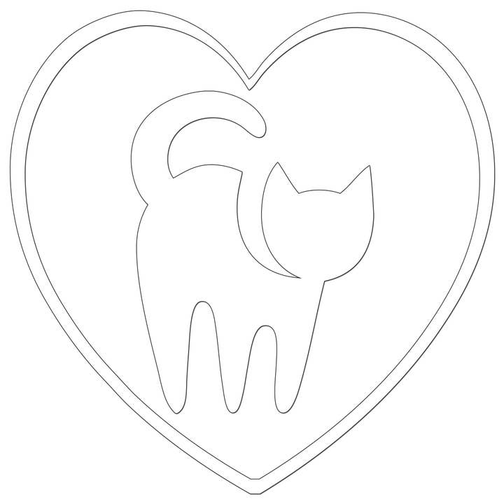 I Love My Cat Iron On HTV Transfer for wholesale by WinsterCreations™