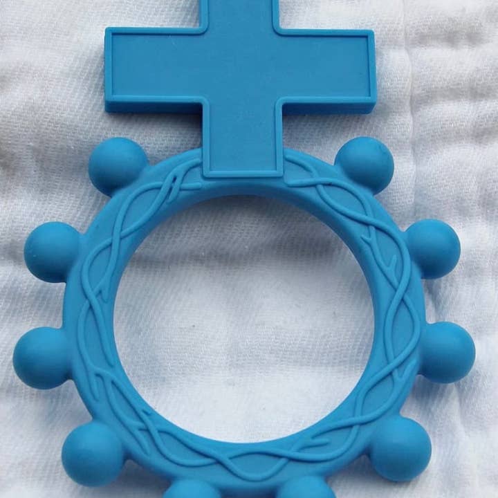 Weisinger Designs - Wholesale Teether (Not Clip-On) - Baby - CT101 Baby Silicone Finger Rosary Teether5