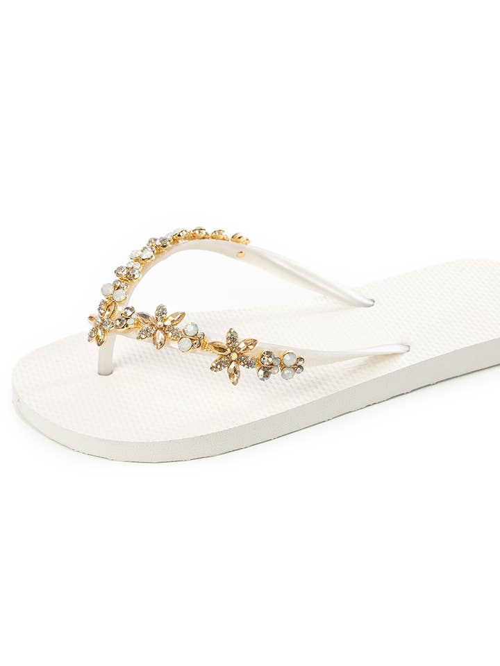 VALERIE flip-flop med ton-i-ton design för wholesale av CHANCLAS by simone herrera