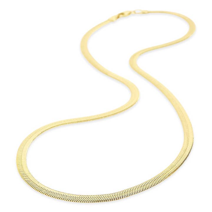 Sterling Forever - Wholesale Link & Chain Necklace - Herringbone Chain Necklace6