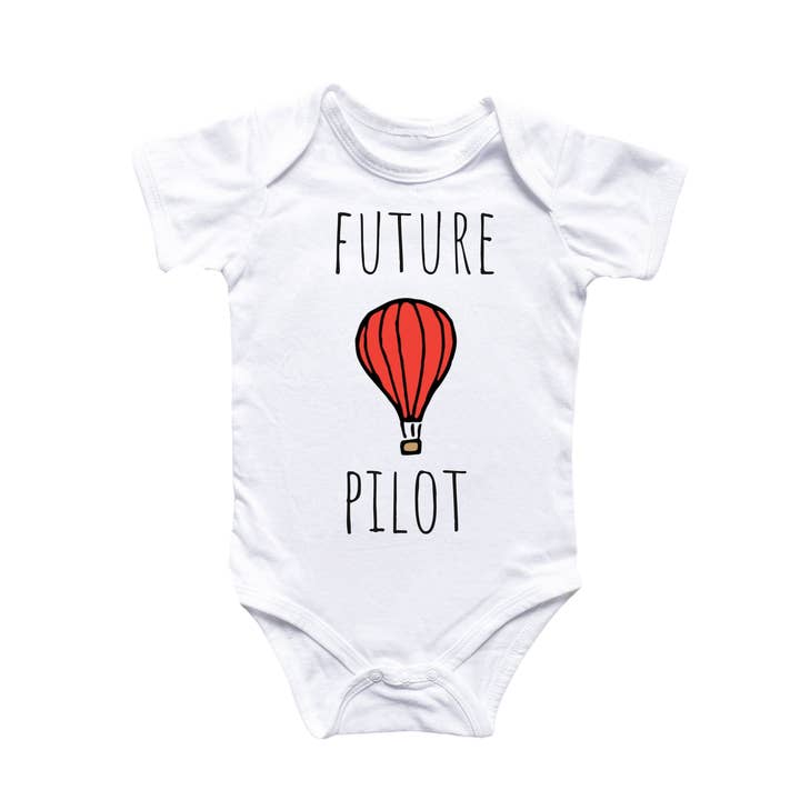 Hot Air Balloon Adventure - Baby Boy Girl Clothes Infant Bodysuit Funny Cute Newborn 2 for wholesale by North Fork Forager LLC