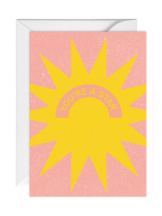 You're a Star, Greeting Card for wholesale by Happy Go Lucky