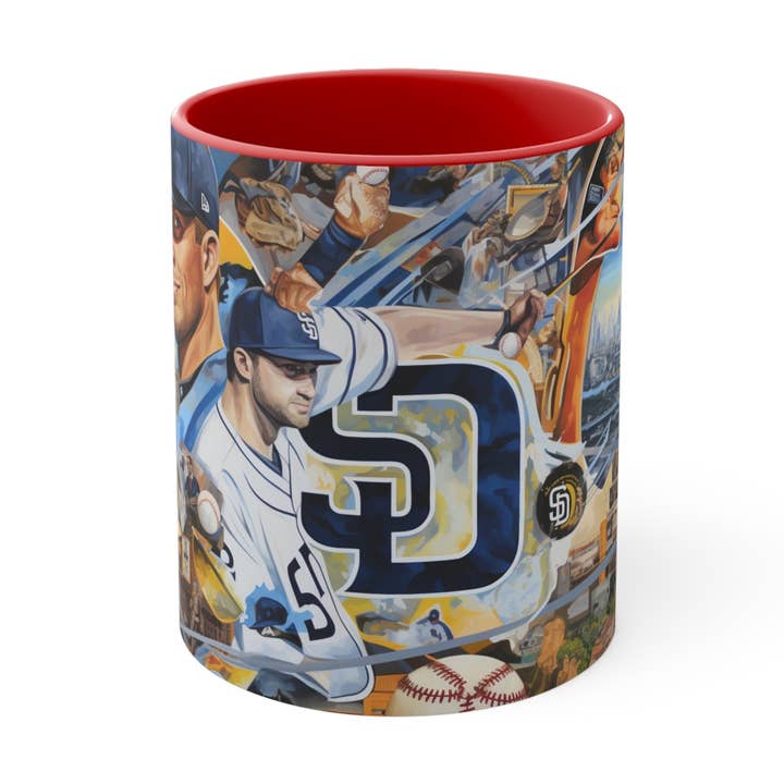Padres Sport kaffemugg San Diego Padres Mugg Slam Diego Padres Padres Baseball SD padres för wholesale av Outlaw Design Crafts and Gifts