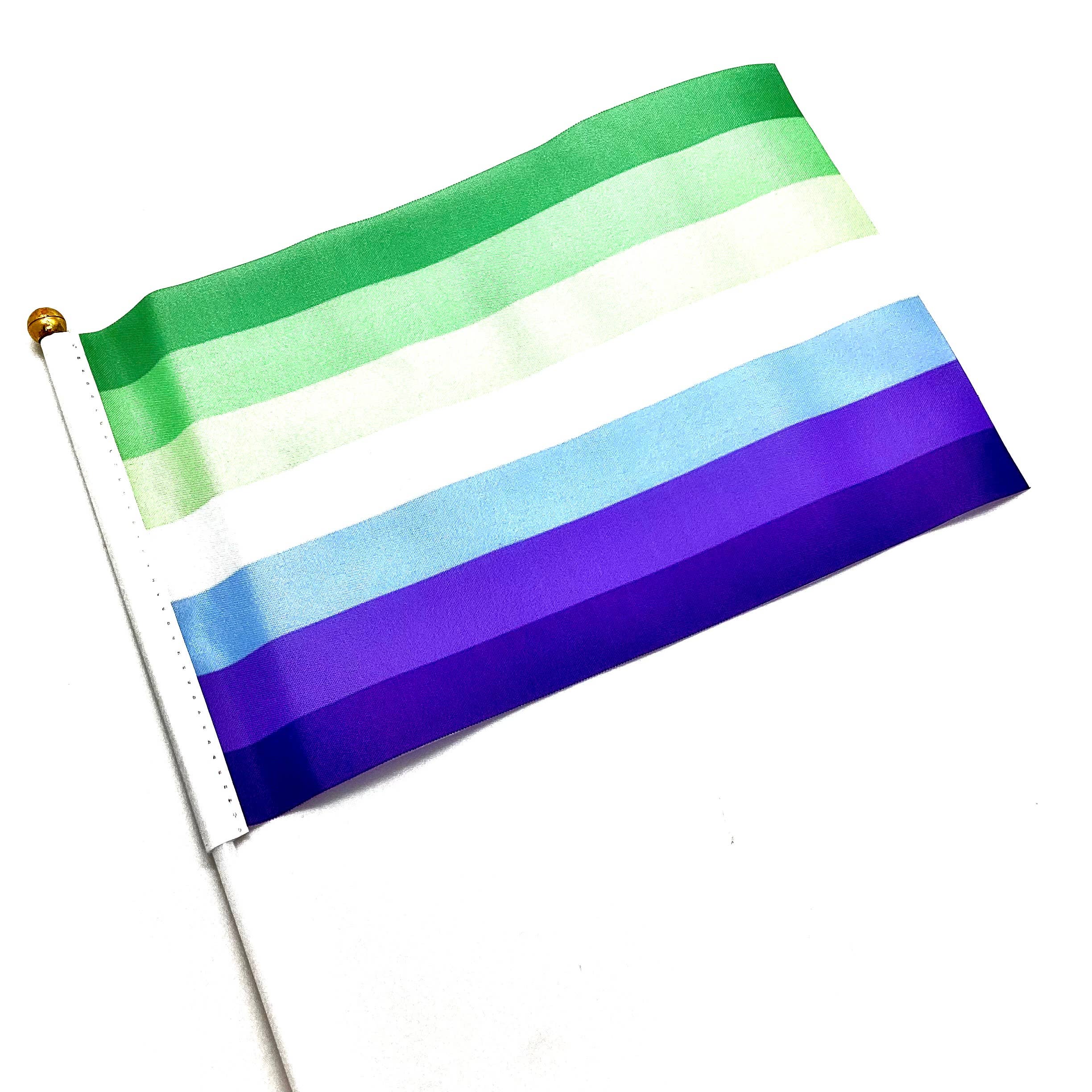 The QUILTBAG - Wholesale Flag - Man Loving Men (MLM/ Achillean) Pride Flag, Small (5” x 8”)1