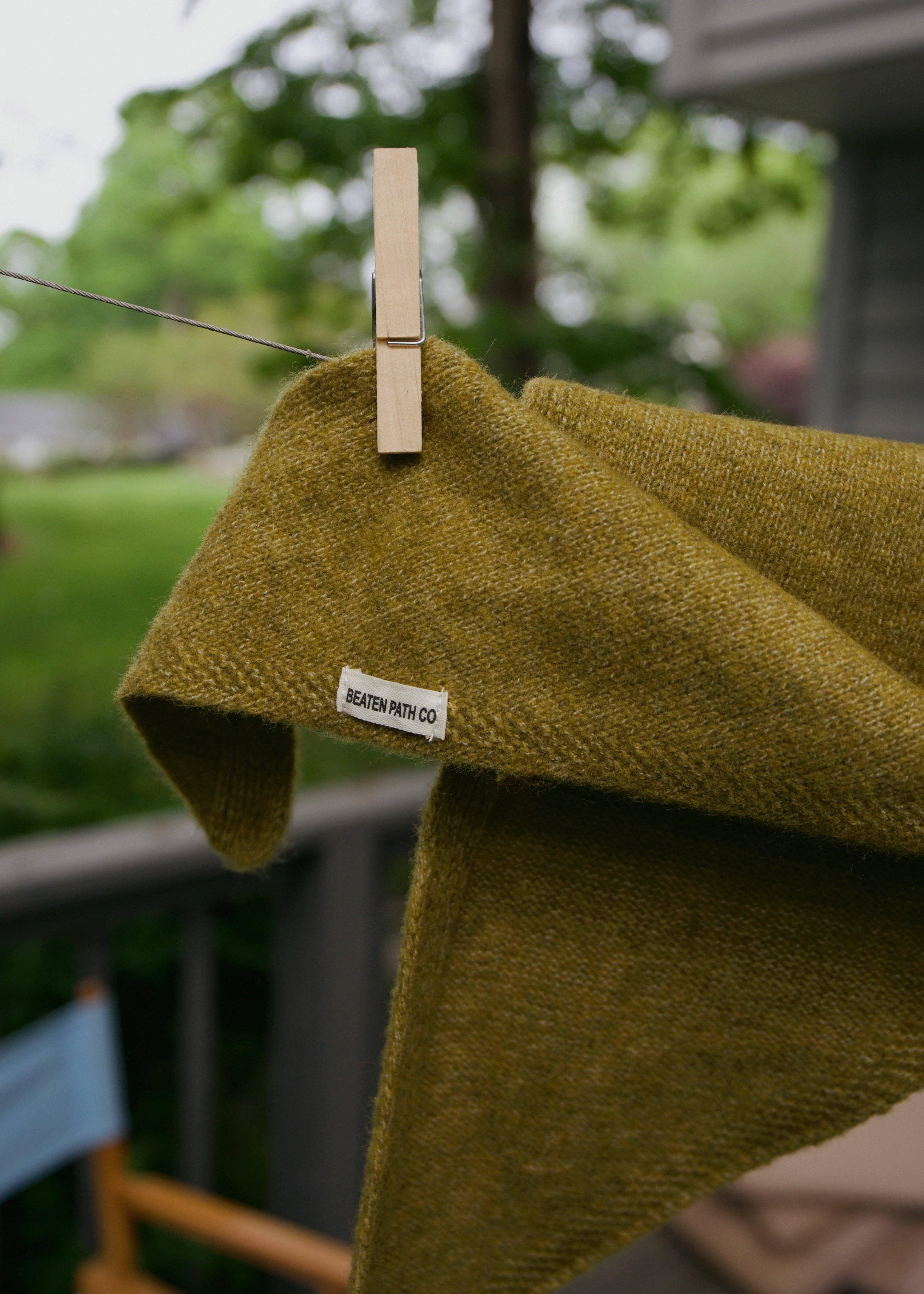 Beaten Path Co - Wholesale Scarf - Women's - WILD OLIVE & STRAWBERRY TRIANGLE SCARF PACK15