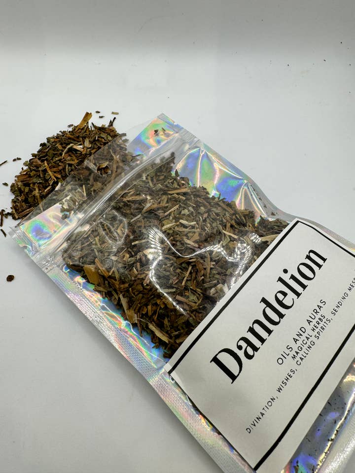 Dandelion Herb Pouch - Metaphysical Use for wholesale by Oils and Auras