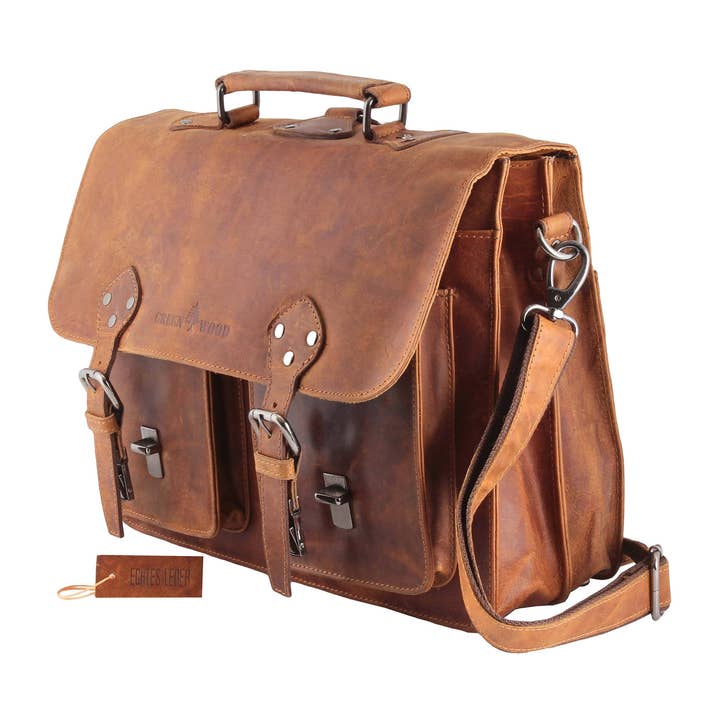 Greenwood - Venta al por mayor Maletín - Unisex - Bolso maletín y mochila combinado de cuero Eric4