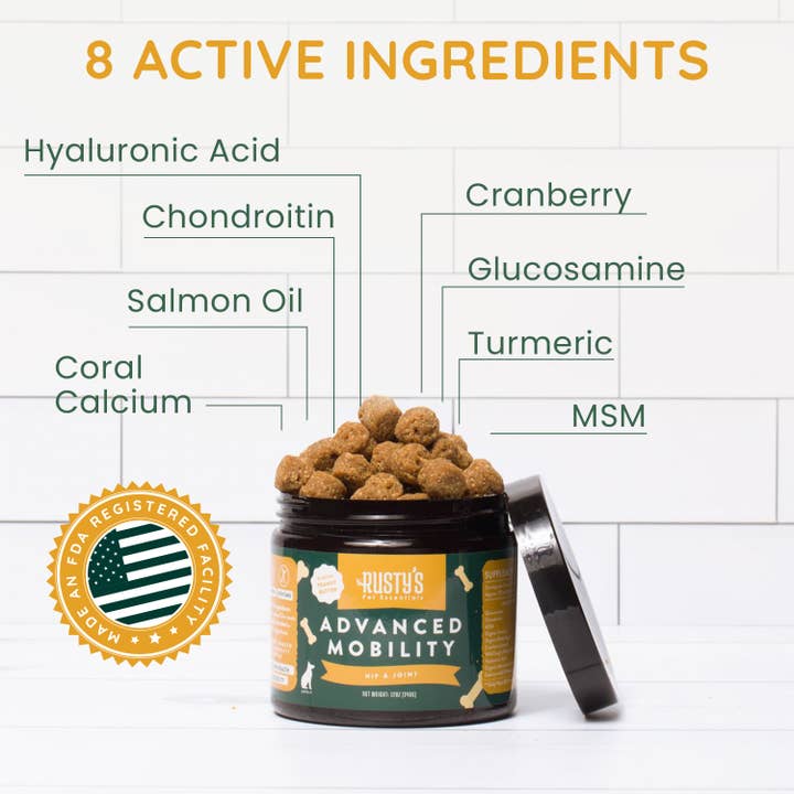 Rusty's Pet Essentials - Wholesale Pet Supplement - Dog - Advanced Mobility - Hip & Joint3