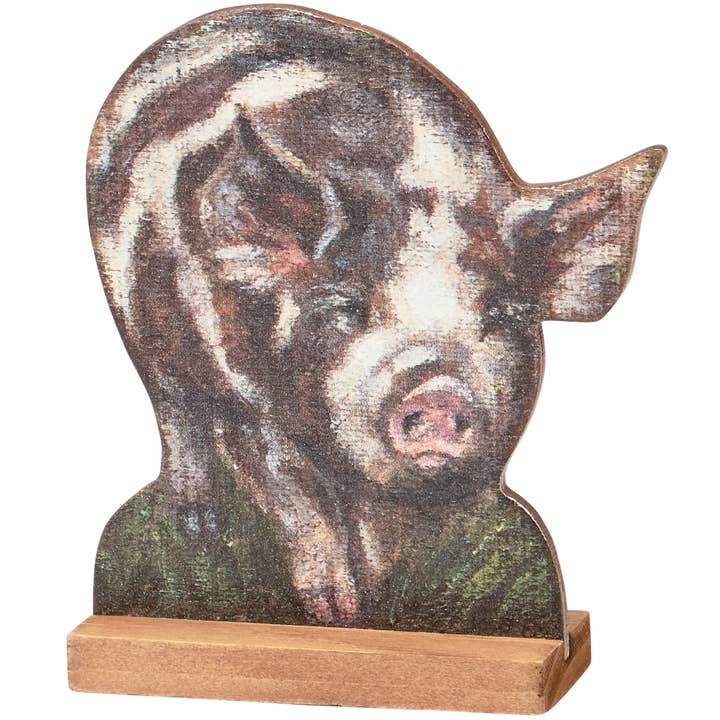 Kune Kune Pig Stand Up for wholesale by Primitives by Kathy
