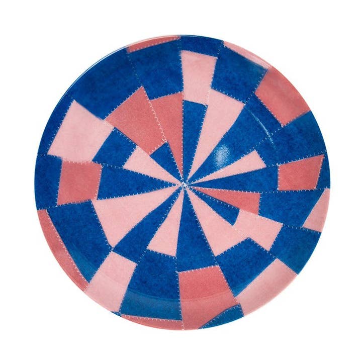 Bone China Plates: Pink and Blue x Louise Bourgeois for wholesale by Third Drawer Down USA