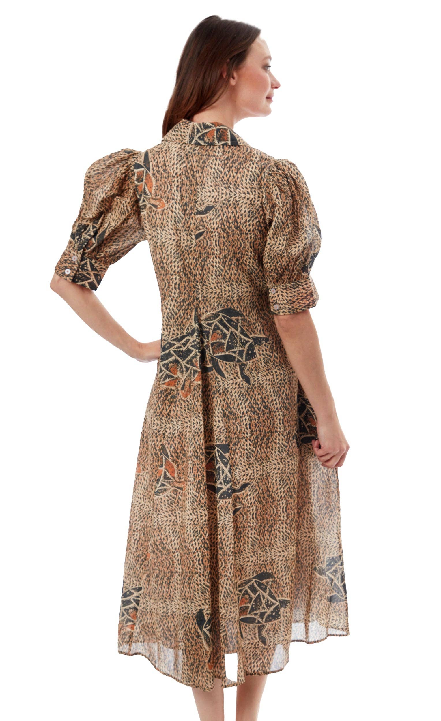 Dizzy-Lizzie - Vente Robe – femme - Robe Montauk Imprimé Tortues2
