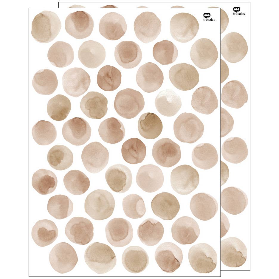 tresxics – wholesale Fönster-/väggdekal – Väggklistermärken akvarell prickar16