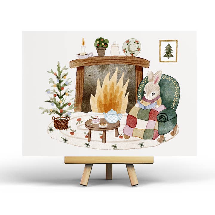 Cozy Christmas - Postcard for wholesale by Penpaling Paula