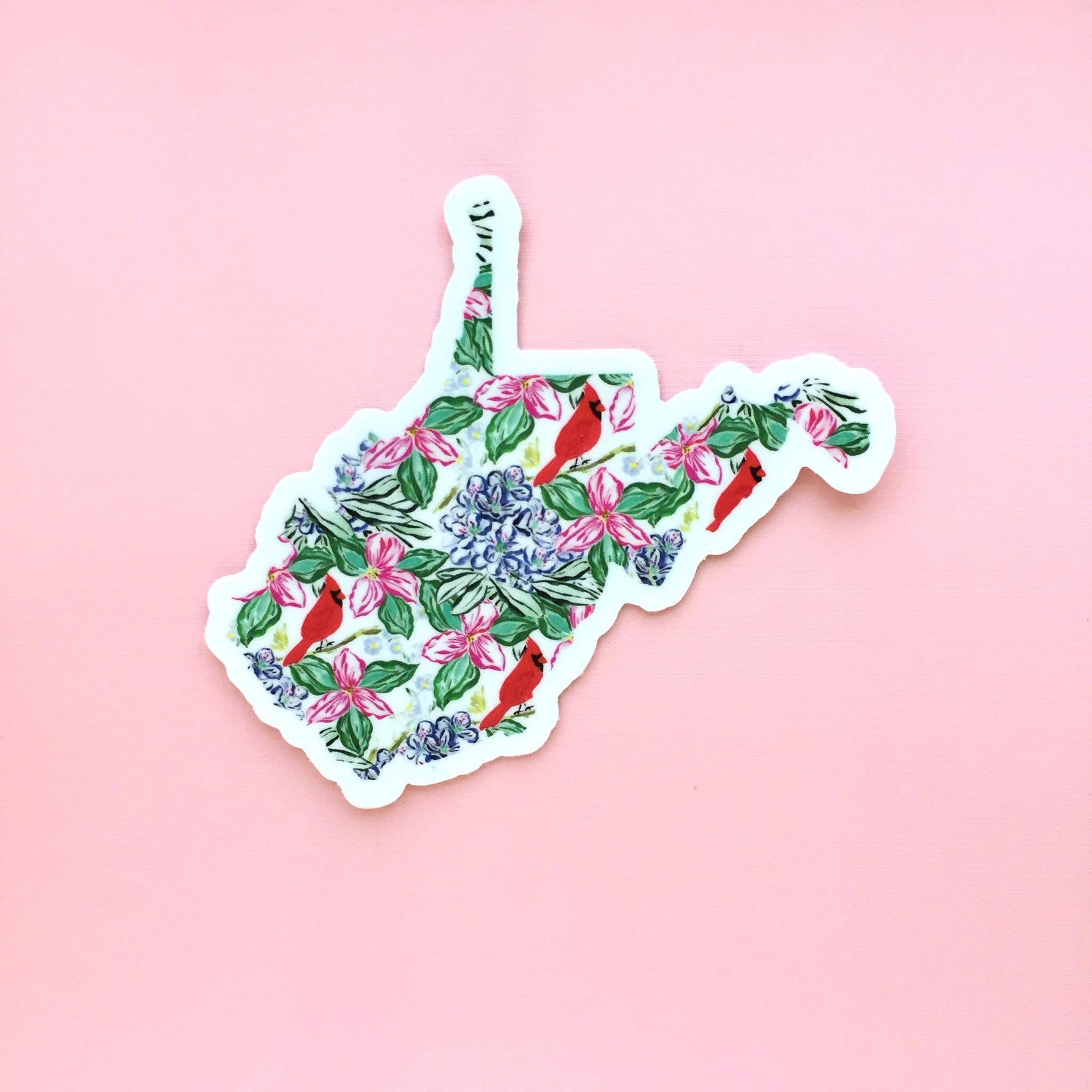 MARISAMADE - Wholesale Sticker - WV State Flower Sticker2
