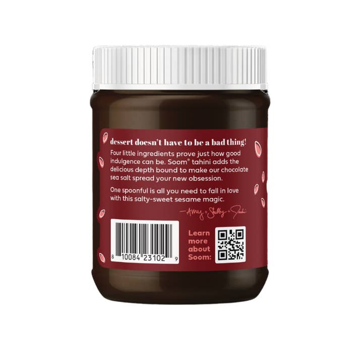 Soom Foods - Wholesale Nut Butter - Chocolate Sea Salt Sesame Spread 2
