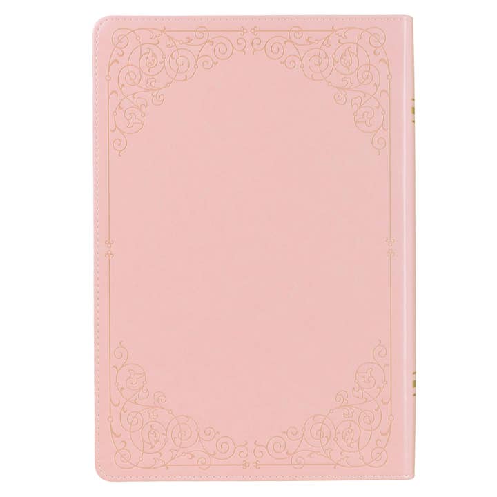 Christian Art Gifts - Wholesale Religion - KJV Bible Giant Print Full-size Faux Leather, Pink1